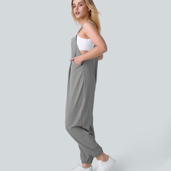 NWT Halara Pockets Waffle Casual Jogger Overalls - Picture 3 of 8